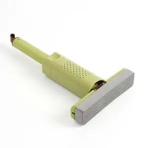 미니 펄프밀대 그린 먼지 세차 걸레 간편탈수 (WFHRWWN)