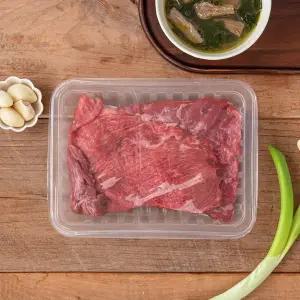 한우 양지 국거리 (미절단) 1등급 (100g) (팩)