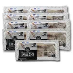 [2025 오징어 매출 1위] 명진 손질통오징어 130g×18미 (1팩/2미, 총 9팩)