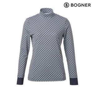 [보그너] 여성 이너형 로고 프린트 티셔츠 D/NAVY