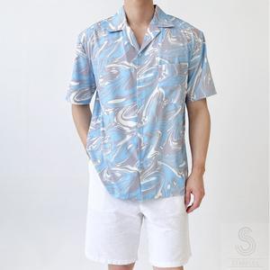남성 휴양지 바캉스 셔츠 오버핏 비치 동남아여행 남방