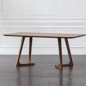 북유럽 원목 식탁 가정용 벤치 둥근 다이닝 테이블 4인용