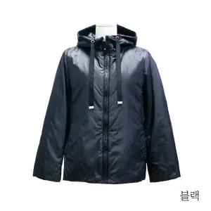 (막스마라) 그린하 후드 패디드 재킷