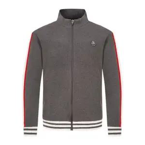 본사) 남성 배색 니트 풀집업 가디건_BGCWSJ201MY_