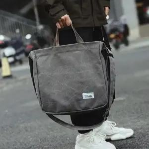 고품질 토드백 핸들 롭 빈티지 캔버스 소가죽 크로스백 토드앤 (WFJHSDD)