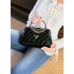 [게스](의정부점)여성 길리 2 _ GIULLY II 탑 핸들 체인 장식 플랩 백(HP3A3A08)