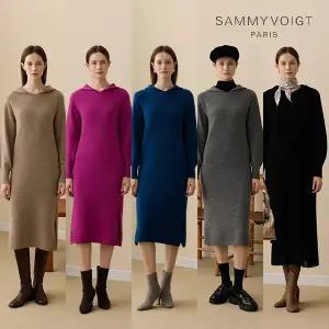 25FW 울 블랜디드 홀가먼트 후드 원피스 1종