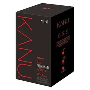 (100T) 동서 맥심 카누 미니 마일드 로스트 아메리카노/스틱/카페/마일드/부드러운/리필/100/업소용/사무실