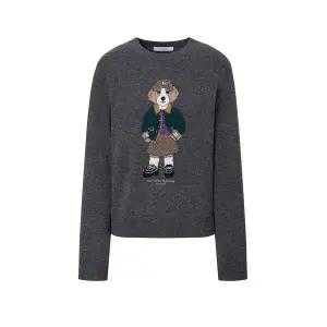 [롯데백화점]헤지스레이디스 해리 자수 울100 풀오버 HSSW5D906