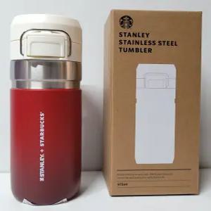 스타벅스 스탠리 SS 캠퍼스 레드 퀵고 보온병 473ml