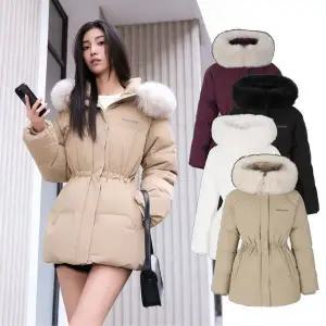 갤러리아 디스커버리 여성 켈리 구스다운 미드패딩 DWDJ98056