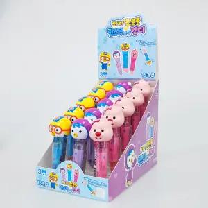 뽀로로 립스틱 모양 캔디 15개 딸기 포도맛 사탕 간식