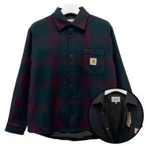 25FW BRENNAN 브레넌 로고 체크 셔츠 자켓 딥 라군 (I035324 34KXX) [당일]