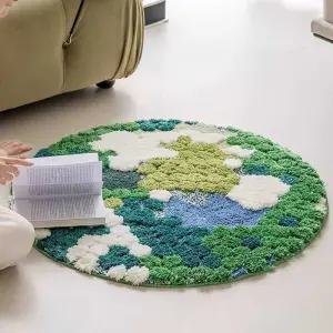 포르르 잔디러그 인테리어 침실 거실 카페트 북유럽