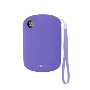 조엘리 대용량 충전식 휴대용 손난로 보조배터리 퍼플 /KC인증제품 국내
