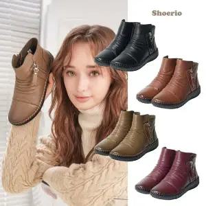 [NS홈쇼핑]슈리오 소가죽 셔링 앵클부츠[35580452]