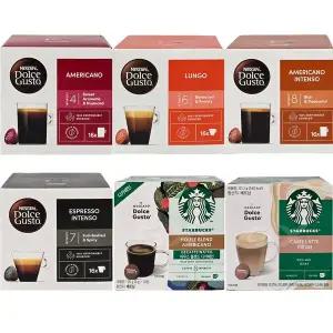 네스카페 돌체구스토캡슐커피 아메리카노룽고에스프레소인텐소16개입 스타벅스by돌체구스토호환