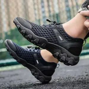 남성 아쿠아 슈즈 경량 워터 여름 남자 아쿠아 슈즈 레저 트레킹화 트래킹화 등산