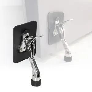 무타공 도어스토퍼/현관/말발굽/현관문/고정/문고정/말굽/도어/발굽/스토퍼/문발굽/고정대/문닫힘/방지