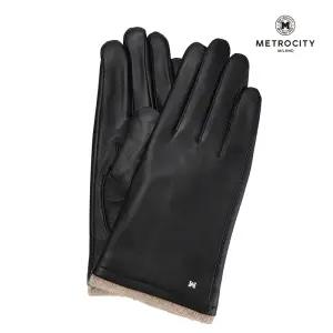 [롯데백화점]메트로시티 니트포인트 여성 가죽장갑 MGLJ-L511