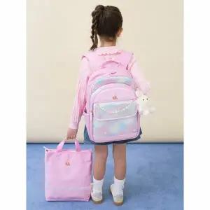 [BEANPOLE KIDS] 여아 오로라 책가방 2SET  라이트 핑크 (BI61D4G02Y)