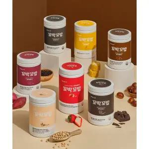 비브리브 꼬박꼬밥 단백질 쉐이크 대용량 600g 7종 1통