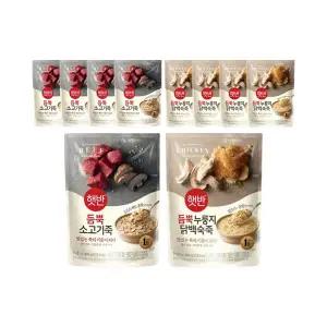 듬뿍 혼합2(소고기죽420g5개,누룽지닭백숙5개)