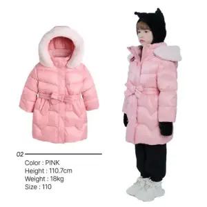 컬리수 HC04 퍼카라후드점퍼PI 아동 키즈 초등 여아 여자아이 겨울 오리텔 패딩 덕 C2