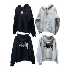 스투시 베이직 기모 후드 집업 남성 여성 공용 국내발송