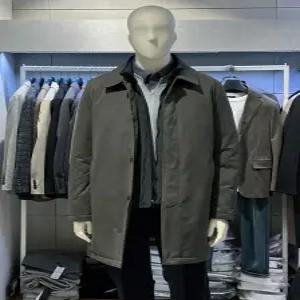 [트루젠] 트루젠 다크카키 구스 맥코트 점퍼 비지니스 캐주얼 패딩코트 FI8814021065