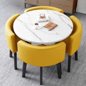 상담실 원형 테이블 의자 세트 로비 원탁 탕비실 학원