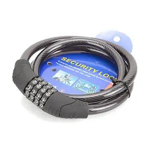 와이어 자전거 자물쇠 열쇠 체인 번호키 잠금 장치 1M 자전거자물쇠