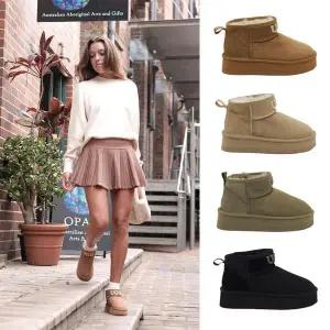 [UGG]호주어그 럭스오즈 플러피 어그 울트라 플랫폼 부츠 LU502