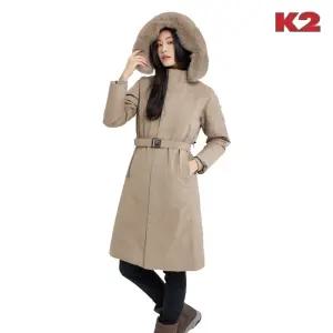 여성 겨울 롱 코트 씬에어 구스다운 방수 방풍 자켓 KWW24568