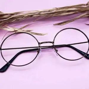 동그란 원형 둥근 둥근안경테 안경테 브라운 여성
