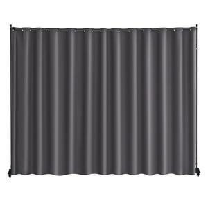 방 칸막이, 바퀴 커튼 칸막이 스탠드가 있는 휴대용 패널 사무실, 침실, 식당, 서재, 그레이용 독립형 개인정보 보호 화면