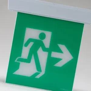 안전 피난 유도등 대형 천정형 탈출구 조명 비상용 방향 라이트 (WFJ4ZNB)