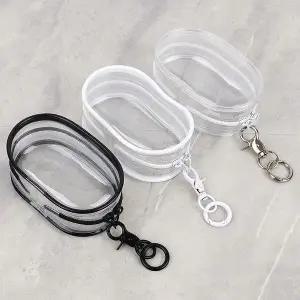 PVC 키링 지갑 보관함 미니가방 끈 WFHX6G7