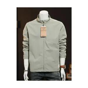 록쉬블몰 남성 바람막이 점퍼 봄가을 차이나 재킷 캐주얼 통기성 코트 솔리드 상의 HO3