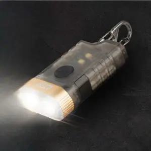 키체인 C타입 충전식 투명 LED 미니랜턴 키체인 C타입 충전식 투명 LED 미니랜턴