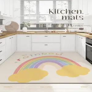 주방매트 특대형 부엌 싱크대 160cm pvc 넓은 바닥 현관 청소쉬운