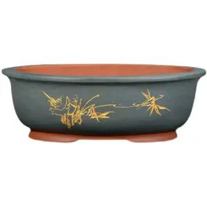 원형 분재화분 낮은 분재용 홈가드닝 우레탄 원분재 분갈이