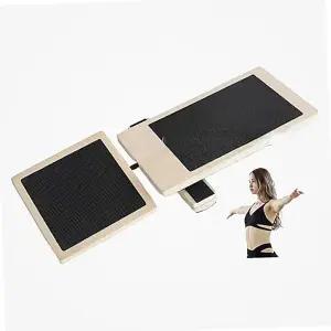 필라테스 균형 훈련 들것 발목 나무 된 구역화 안정성 운동 트레이너 발 앞면과 다리 보드