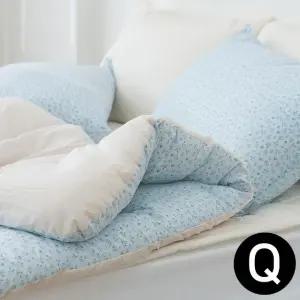차렵이불 이불 패드세트퀸 블루.패드 러블리 데이지 (WFJQYZA)