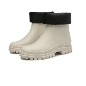 여성첼시부츠 여성 기모레인부츠 방수부츠 기모탈부착 (WFK64GU)