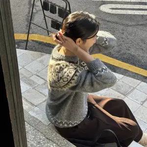 [메이블루]코지 노르딕 니트