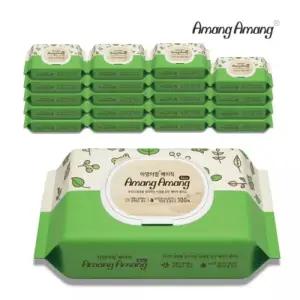 아망아망 베이직 캡형 100매 20팩 실용적 라이트한 물티슈 436056