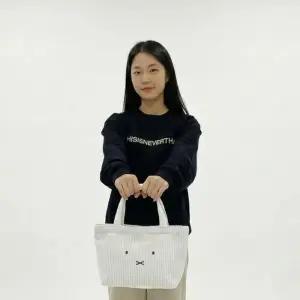 [라일리] Rly 하찬 토트백 털가방 골덴 여성토트백 미니가방 가