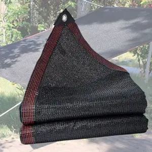 옥상천막 주차장 테라스 여름겨울 균일한짜임 흑색차광막 4mx6m (WFJ6YK4)