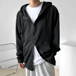 [프로셀러] 남자 후드 면 집업 자켓 긴팔 봄 가을 데일리 점퍼